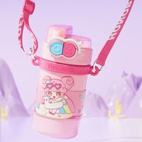 富光 王者荣耀联名系列 WFZ1283-540 儿童Q趣双饮真空杯 540ml 粉色小乔