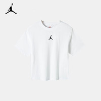 JORDAN Jordan耐克（NIKE）童装男女童短袖T恤季儿童上衣 70纯白色 160(L) 
