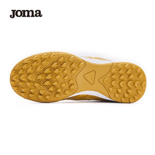 JOMA魔术贴足球鞋儿童青少年小比赛训练鞋TF碎钉防滑运动鞋飞盘鞋 赤金 35 220mm