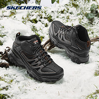 SKECHERS 斯凯奇 男鞋登山鞋秋冬高帮户外抓地耐磨徒步鞋防护运动休闲鞋子老爹鞋