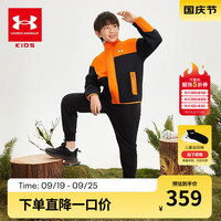 安德玛(Under Armour)童装儿童秋季长袖大童外套男女童保暖摇粒绒运动休闲服243124351