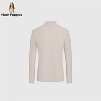 Hush Puppies【舒适弹力】暇步士女装2024秋季百搭精致半高领打底衫 浅沙色 S