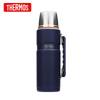 THERMOS 膳魔师 朱一龙同款不锈钢保温杯焖烧杯TSK2系列把手杯旅行保温瓶 保温瓶大西洋蓝 1200ml 云杉绿