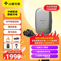 HIVEWALLBOX 小蜂充电 蜜玉桩充电桩 7KW APP链接 220V 科技银