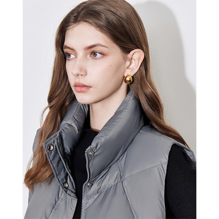 初语轻薄立领羽绒服马甲女2024秋冬新款宽松短款保暖韩版马夹外套