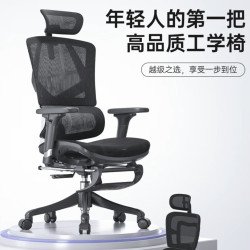 SIHOO 西昊 M90 人体工学椅 弹片腰枕+升降椅背