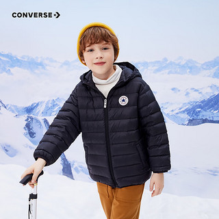 CONVERSE 匡威 童装男童女童冬季超轻连帽羽绒  4色可选