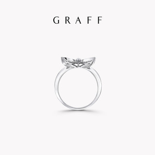 GRAFF 格拉夫 蝴蝶系列 RGR209 女士缱绻蝴蝶18K白金钻石戒指 1.15克拉 57mm