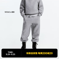 little MO&Co.REEBOK联名系列 little moco童装24秋装男女童亲子装长裤卫裤 中花灰色 160/64