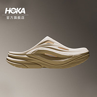 HOKA ONE ONE男女鞋夏奥拉MULE舒缓拖鞋ORA RECOVERY MULE一脚蹬 香草色/香草色 44