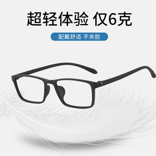 CHEMILENS/凯米 X1磨砂黑磁吸墨镜框+凯米双非U6STAR防蓝光1.74近视镜片
