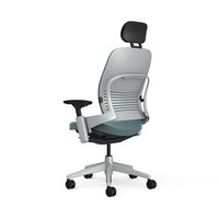 Steelcase 世楷 Leap v2 人体工学电脑椅 天空蓝 带头枕款