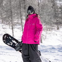 AWKA 美式单板防风保暖3LWARM3 男女滑雪服 WT36 玫粉色 L