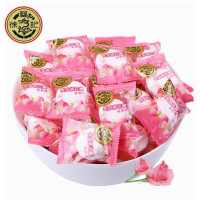 临期品:徐福记 蜜桃夹馅棉花糖 500g(约60颗)