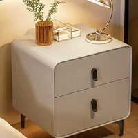 KERZY 可芝 P330 简约现代床头柜 卡其色 40x40x50cm