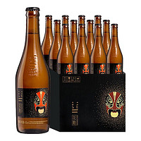 SNOWBEER 雪花 啤酒(Snowbeer)脸谱系列花脸11.5度418ml*12瓶整箱自饮送礼