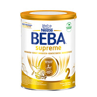 BEBA 雀巢贝巴 德国雀巢BEBA贝巴至尊新版SUPREME六种HMO高端婴幼儿奶粉2段进口