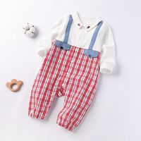 好孩子【绅士礼服】春装婴幼男宝宝婴儿哈衣爬服连体衣可爱连体衣