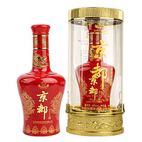 京都富贵吉祥酒十年窖藏浓香型白酒500ml/瓶礼盒装 45度 500mL 1瓶