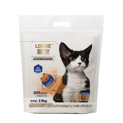 LORDE 里兜 猫砂豆腐膨润土混合猫沙 秸秆小黑核混合猫砂2.5kg 6袋