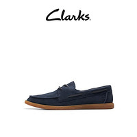 Clarks 其乐 男鞋轻盈舒适反毛皮通勤透气缓震休闲鞋