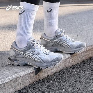 移动端、京东百亿补贴：ASICS 亚瑟士 跑步鞋男鞋缓震回弹运动鞋舒适透气网面跑鞋 GEL-FLUX 4 灰色 42