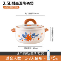 爱仕达砂锅家用煤气灶耐高温干烧不裂煲汤炖锅宽口深汤煲仔饭