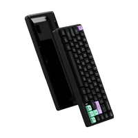 AESCO A67 67键 双模有线/2.4G机械键盘 缎黑 波普轴Pro RGB