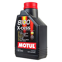 MOTUL 摩特 全合成机油 汽车发动机润滑油汽机油 国行 摩特8100 X-CESS 5W-40 SN级1L