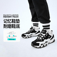 SKECHERS 斯凯奇 D'lites 2.0 中性休闲运动鞋 12493/BKW 黑色/白色 36