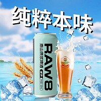 taishan 泰山原浆啤酒 raw8 啤酒 500mL*6瓶