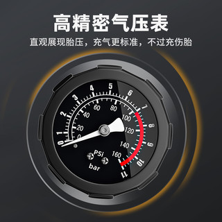 德国新型高压打气筒自行车家用通用气管子充气泵汽车电动车篮球