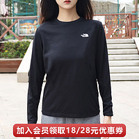 THE NORTH FACE 北面 长袖T恤女款秋冬款户外吸湿快干户外运动打底衫