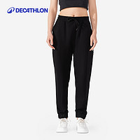 DECATHLON 迪卡侬 运动裤校服裤卫裤加绒针织毛圈休闲宽松跑步长裤女秋季SAP2