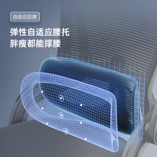 恒林家居 HENGLIN家居 逆袭者人体工学椅家用电脑椅分区撑腰护脊舒适久办公转椅HLC-3789 黑色
