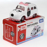 tomy多美卡史努比校车巴士合金小车模型幼儿园玩具儿童