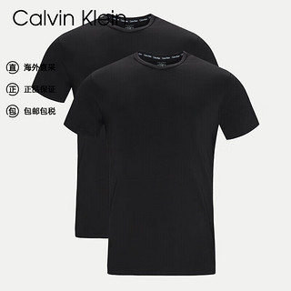 卡尔文·克莱恩 Calvin Klein 男士T恤短袖打底衫 NB1088A 2件装