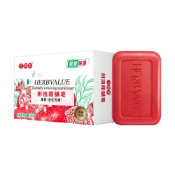 HerbValue 小雨草 排浊除螨红石榴香皂 100g