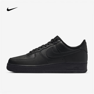 NIKE 耐克 Air Force 1 '07 男子AF1 黑武士低帮空军一号运动鞋 CW2288-001