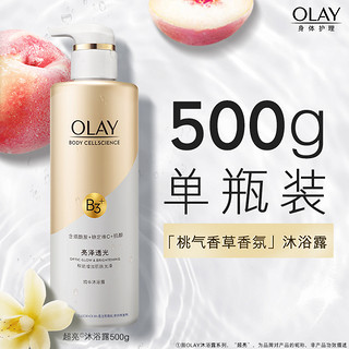 88VIP：OLAY 玉兰油 烟酰胺沐浴露男女士秋冬沐浴乳液桃气香草香氛