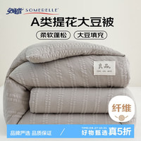 安睡宝（SOMERELLE）A类10%大豆提花被子 四季被芯加厚冬被8斤200*230cm