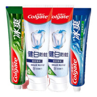 PLUS会员:Colgate 高露洁 牙膏组合家庭装 龙井120g+薄荷120g+防蛀健白*2支