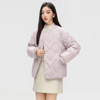 【美拉德穿搭】女式羽绒服圆领轻薄短款春秋户外居家百搭外套