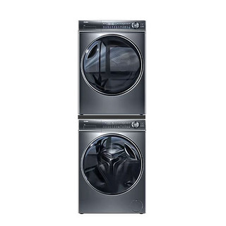 Haier 海尔 2.0精华洗系列 EG100BD66S+HGY100-F376U1 双擎热泵式洗烘套装 10KG