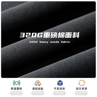 JEANSWEST Z+套头卫衣男春秋季2024潮牌宽松长袖T恤男士百搭圆领上衣外套 山脉#灰 M