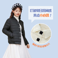 NM真维斯女装2024冬季时尚青少年潮流初中高中内胆女装羽绒服