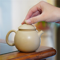 云南建水紫陶茶壶龙蛋壶非紫砂壶纯手工单壶家用泡茶壶坭兴陶茶具