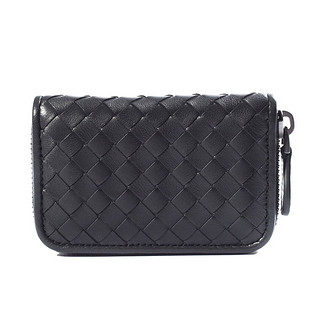 BOTTEGA VENETA 葆蝶家 女士羊皮短款拉链钱包 114075 V001N 1000-yjzpw