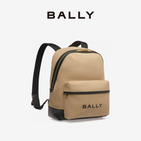 BALLY/巴利男士BAR帆布双肩包6304854 棕色 均码