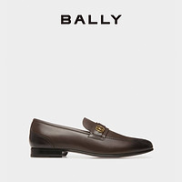 BALLY 巴利 男士棕色SUISSE皮革乐福鞋6304685